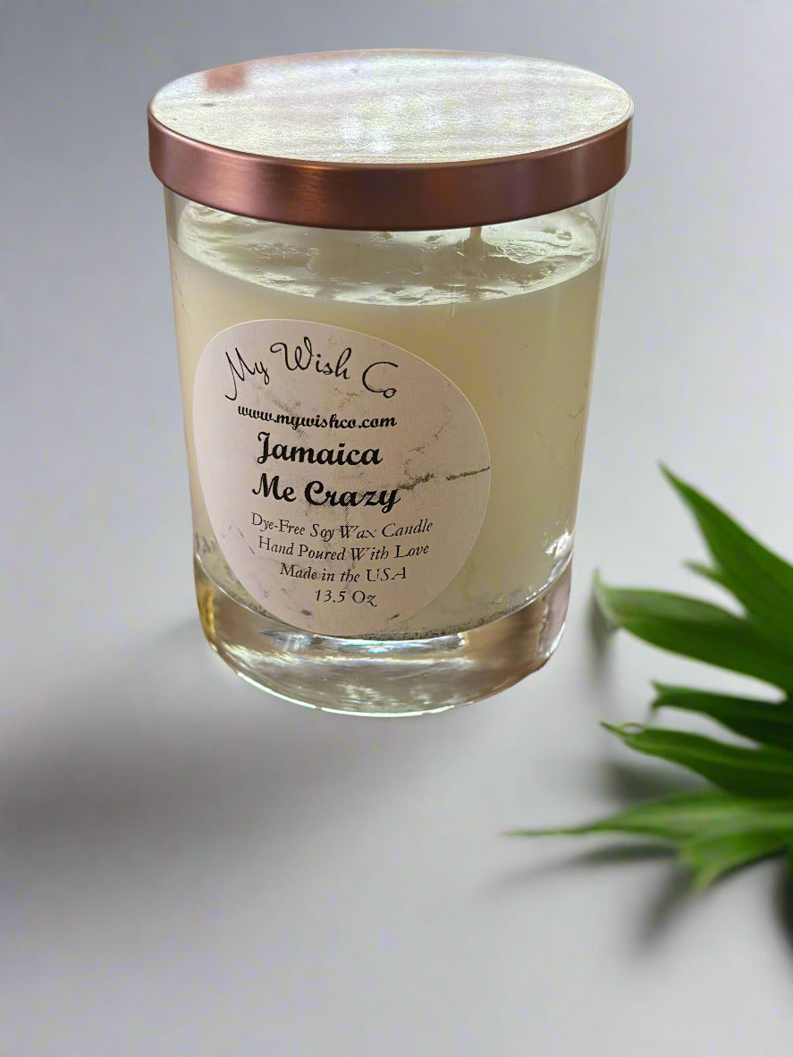 Jamaica Me Crazy Dye-Free Soy Candle