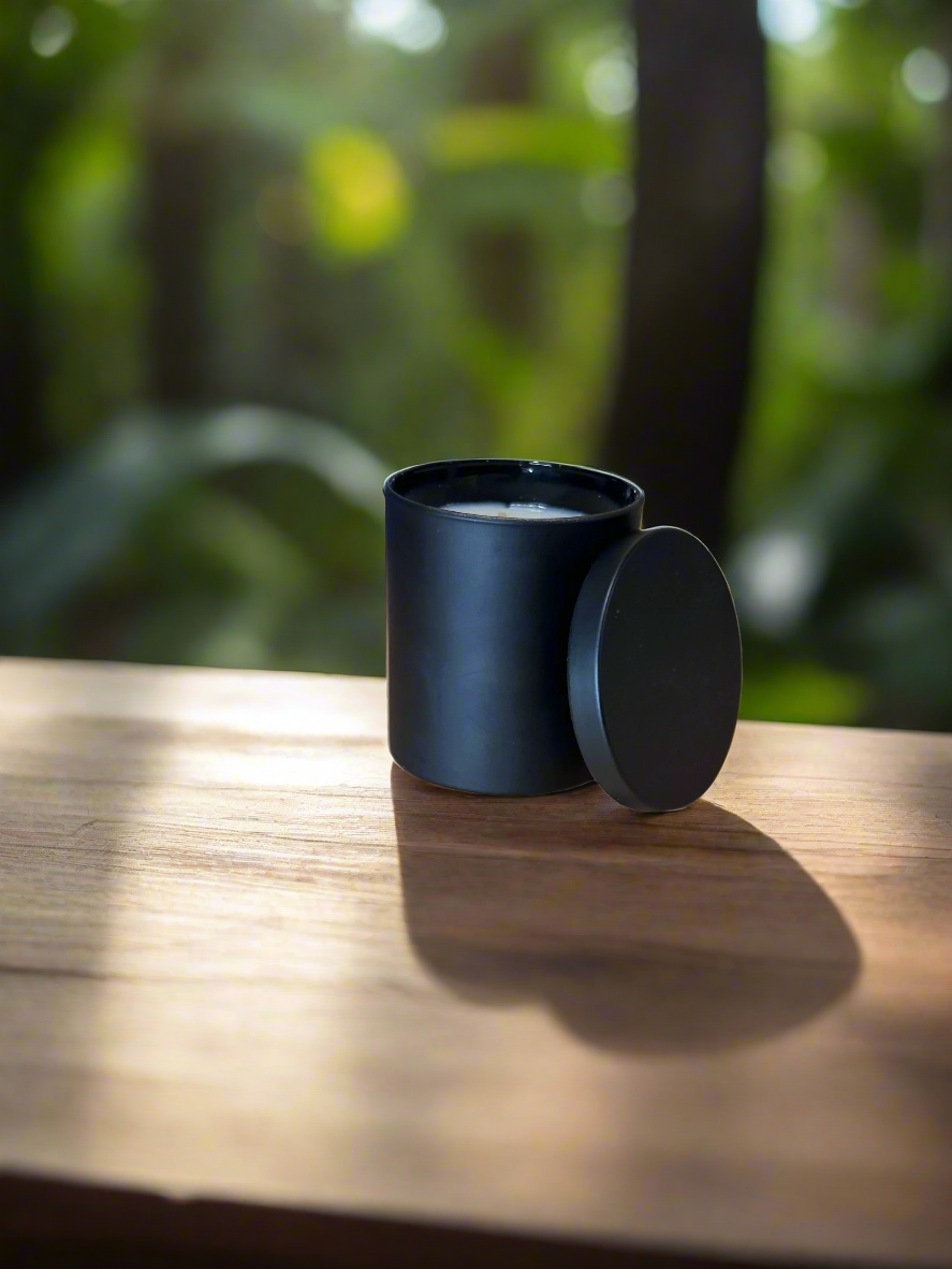 Cinnabun Black Medium Jar Candle - mywishco.com