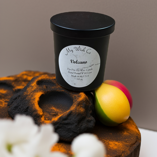 Volcano Tropical Black 10oz Candle