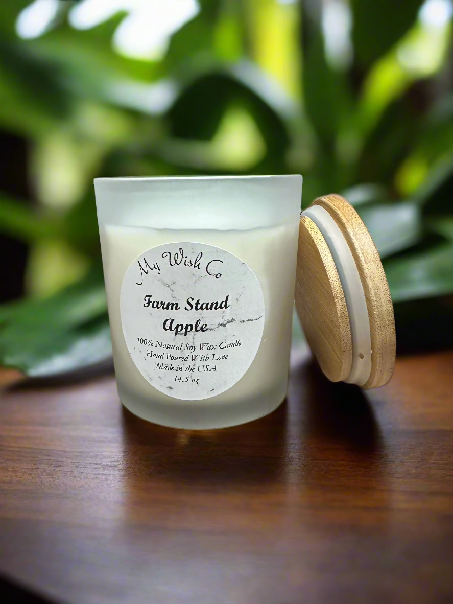 Farm Stand Apple Soy Wax Candle 14.5 oz