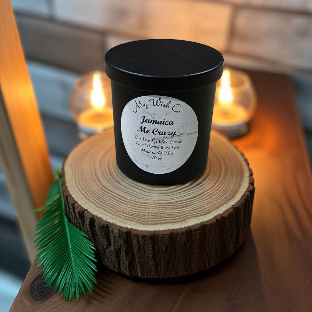 Jamaica Me Crazy 10 oz Black jar Candle