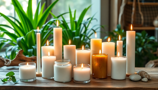 Elevate Your Home with the Warm Glow of Pure Handmade Candles