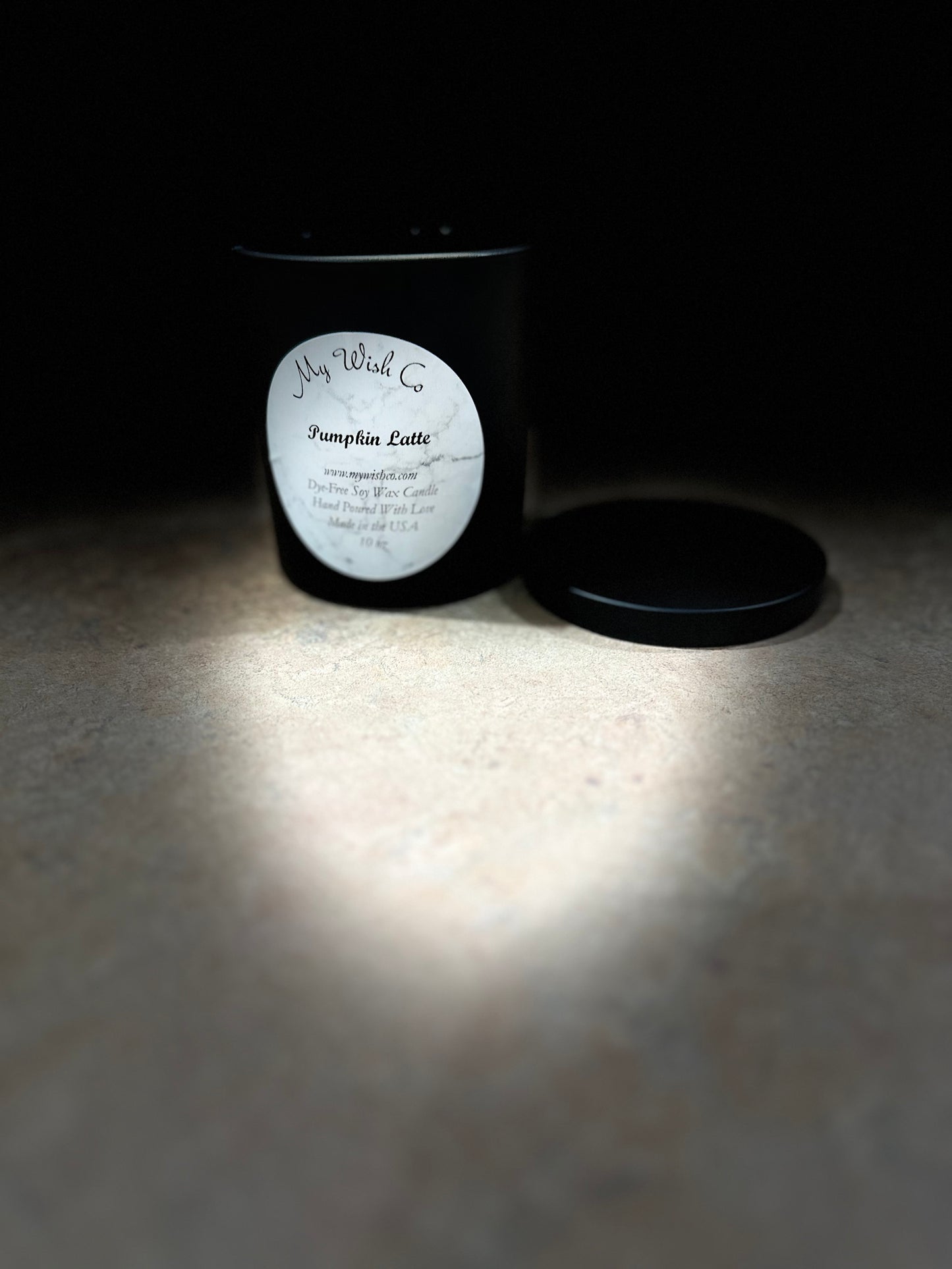 Pumpkin Latte Soy Wax Candle | 10 oz Eco-Friendly, Non-Toxic, Dye-Free