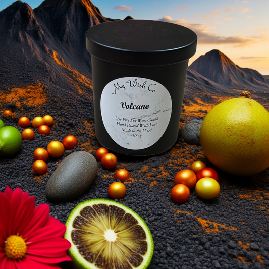 Volcano Tropical Black 10oz  Candle