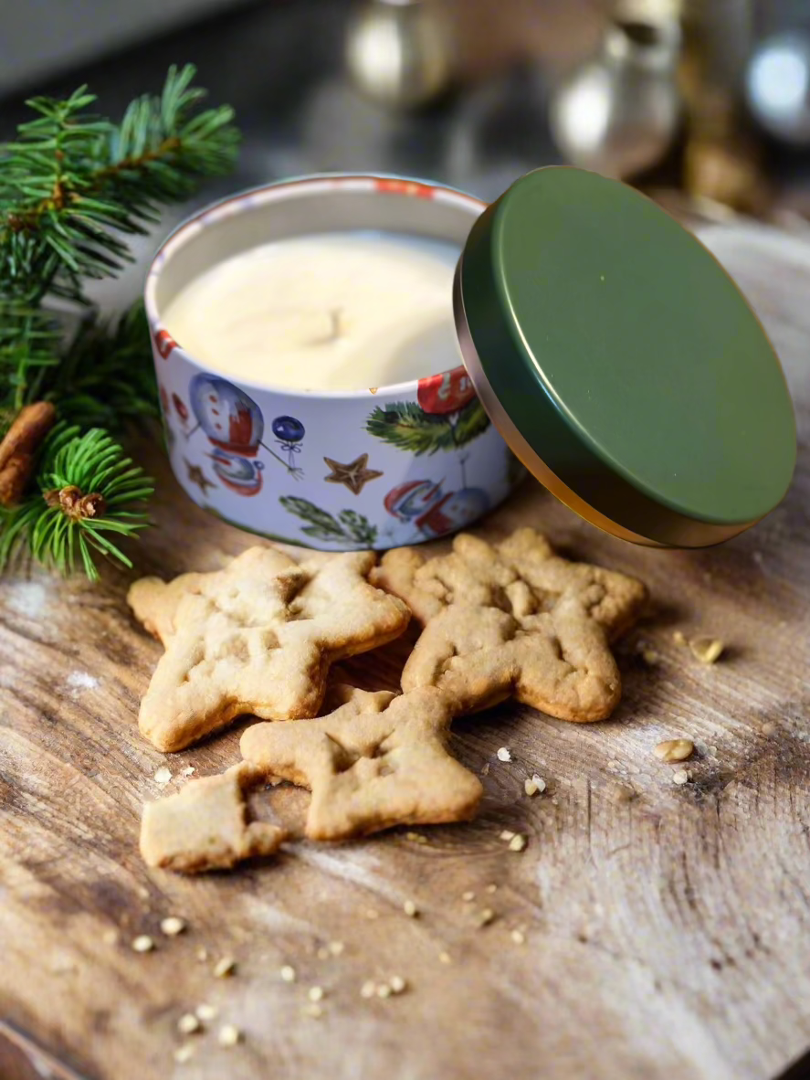 Christmas Festive Tin Candles - mywishco.com