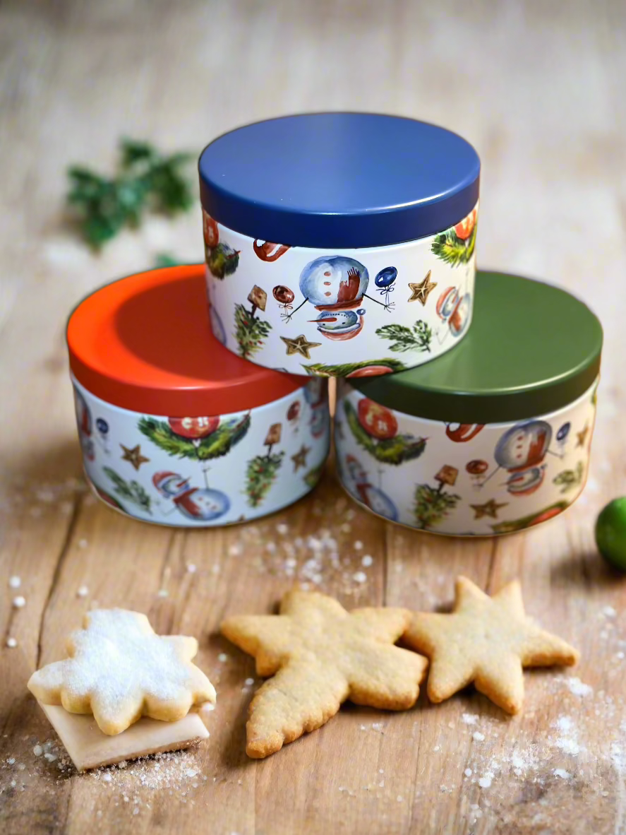 Christmas Festive Tin Candles - mywishco.com